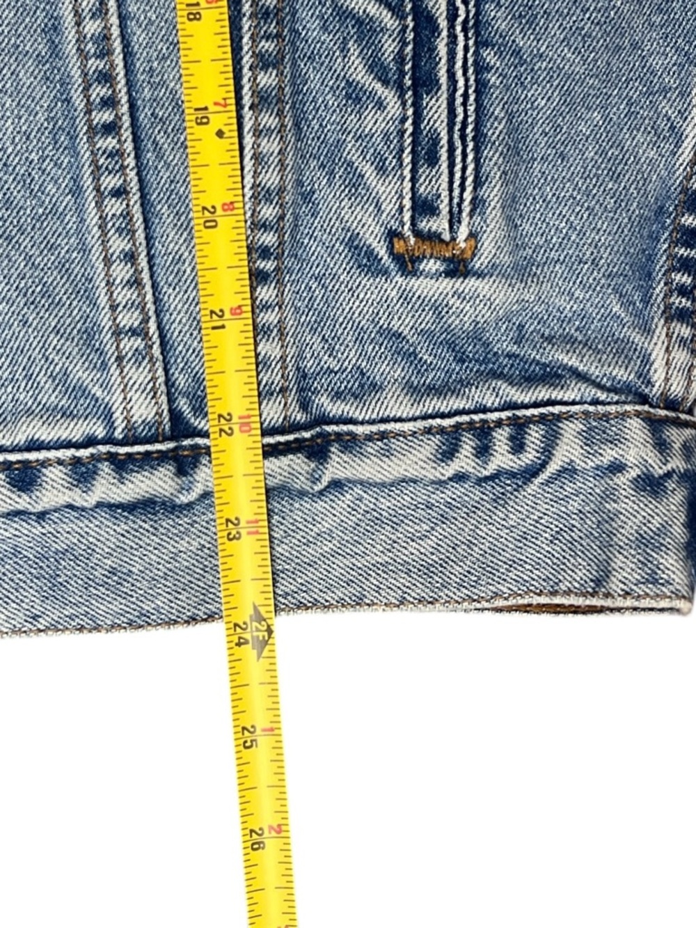Levi’s 70507-0389 90s Vintage Blue Denim Trucker Jacket Mens Small USA - Picture 9 of 12